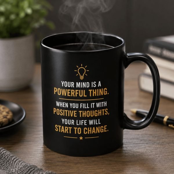 Customized Full Black Mug Ahmedabad