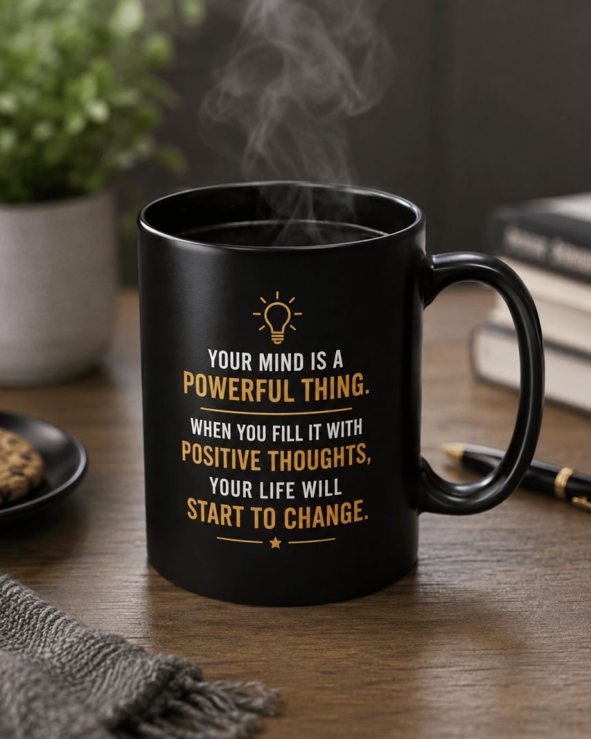Customized Full Black Mug Ahmedabad