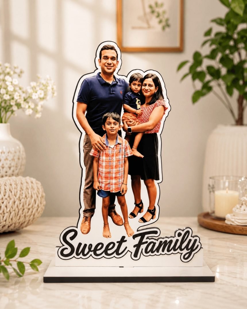 Cut-Out Photo Frame,housewarming photo gift