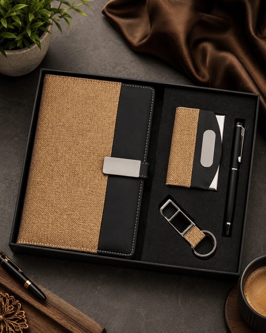 corporate diary gift set