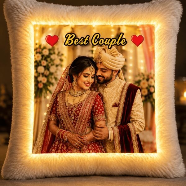 LED Photo Pillow, personalized LED pillow Ahmedabad