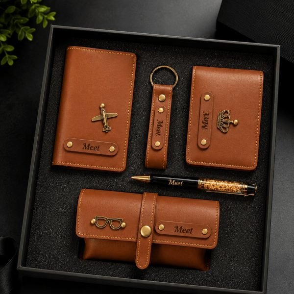 Customized Leather Combo,Parv Gifting Ahmedabad