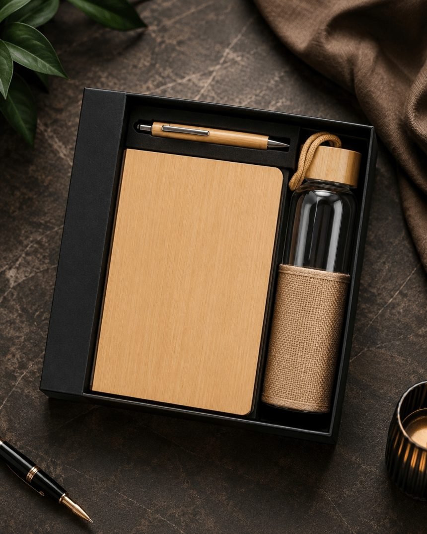 Pen Bottle & Diary Combo, Parv Gifting Ahmedabad, Bulk Corporate Gifting
