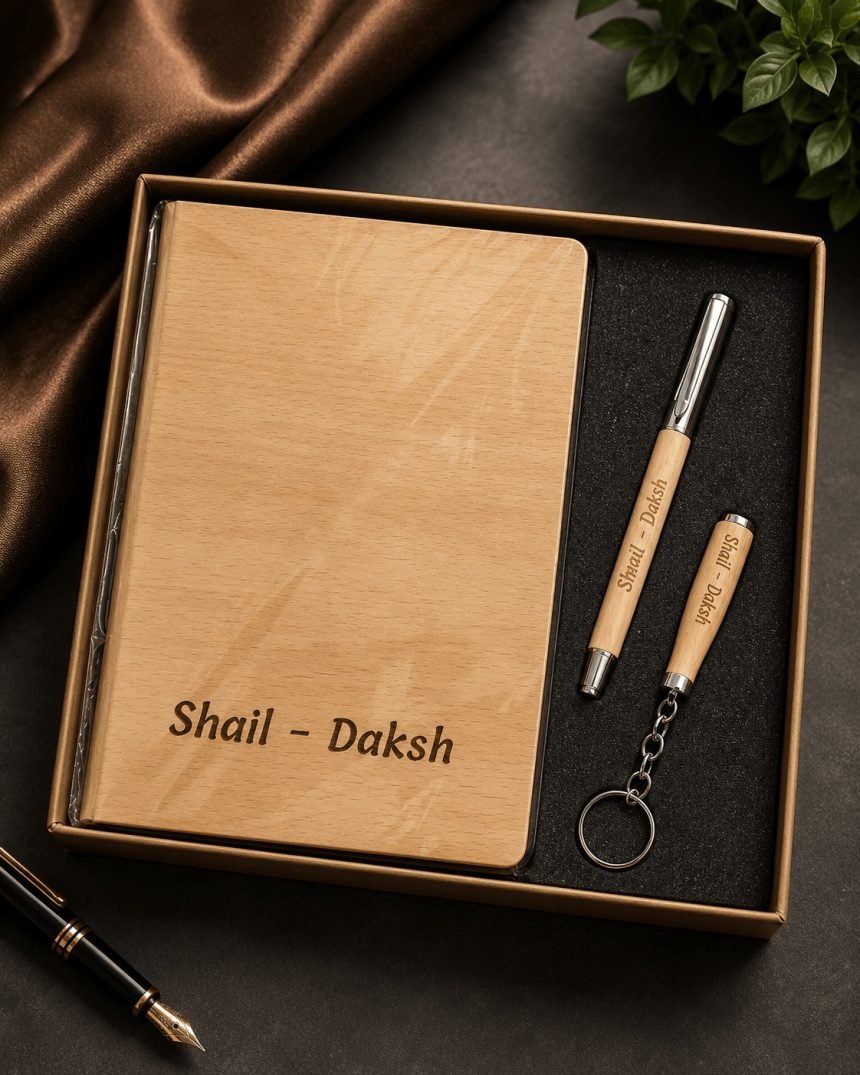 Customized Pen-Diary & Keychain Combo