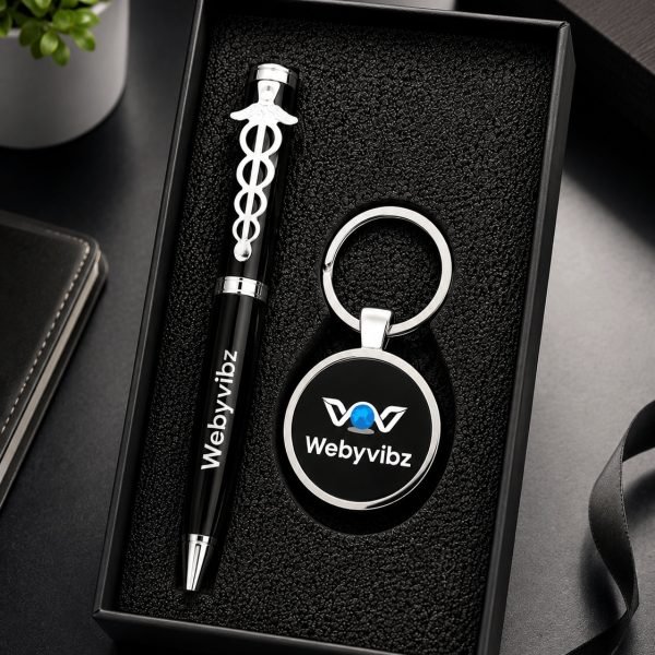 Pen & Keychain Combo, personalized pen keychain combo