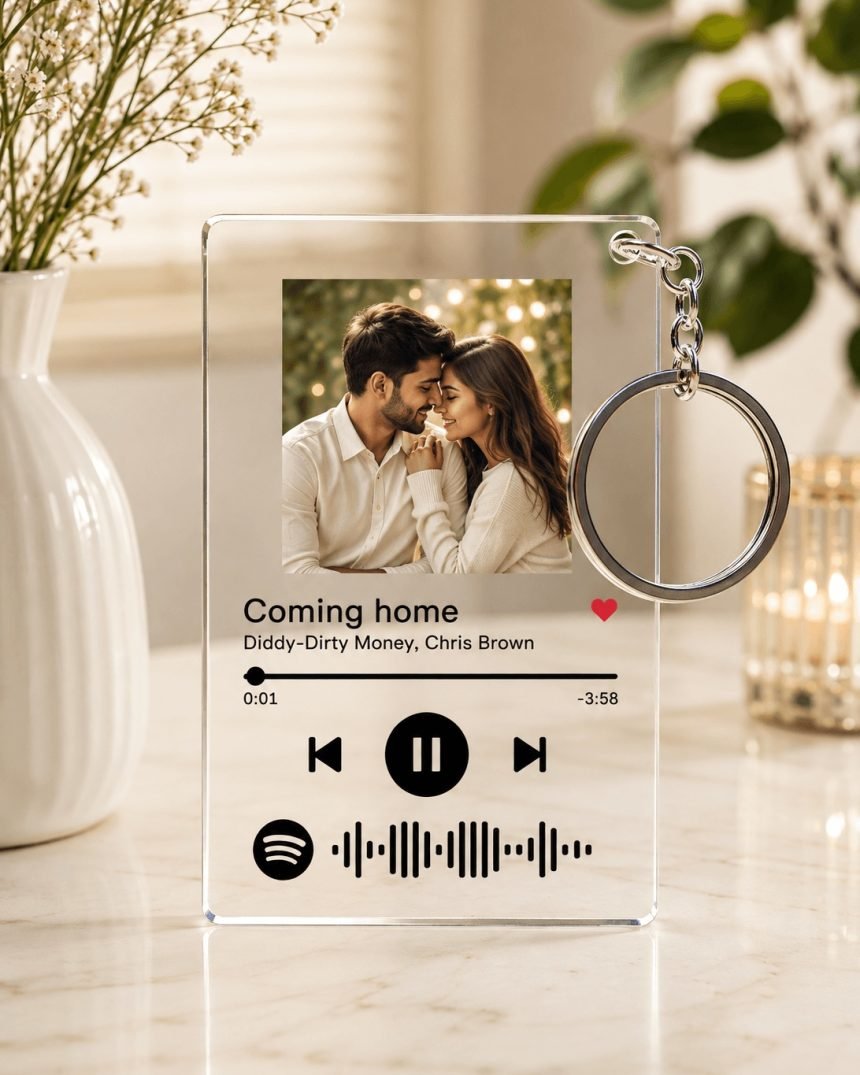 Spotify Keychain, Customized Spotify Keychain
