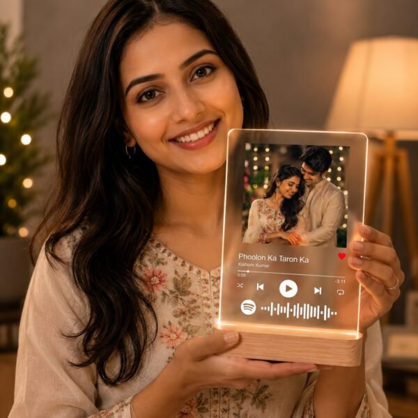 Personalized Spotify LED Photo Frame with Personalized Song Code & Photo In Ahmedbad