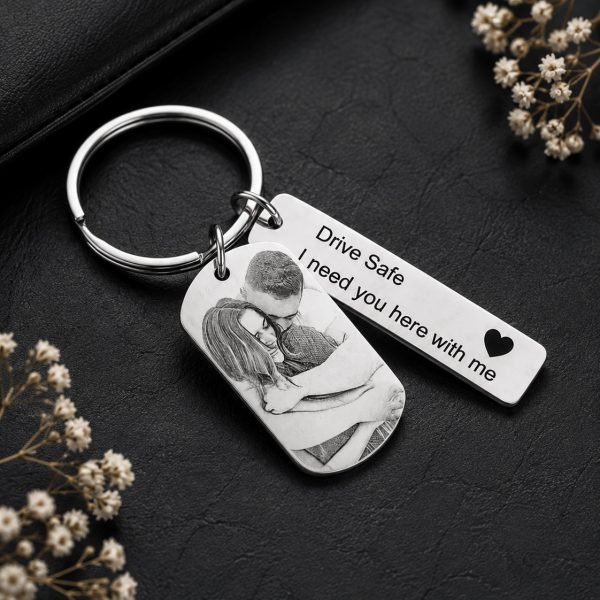 Personalized Steel Keychain, Customized Steel Keychain